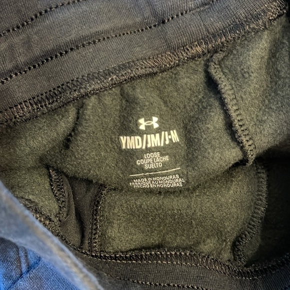Under armour youth medium sweat pants in black - Picture 4 of 4